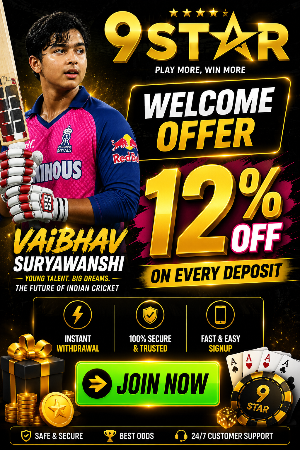 9STAR Welcome Offer